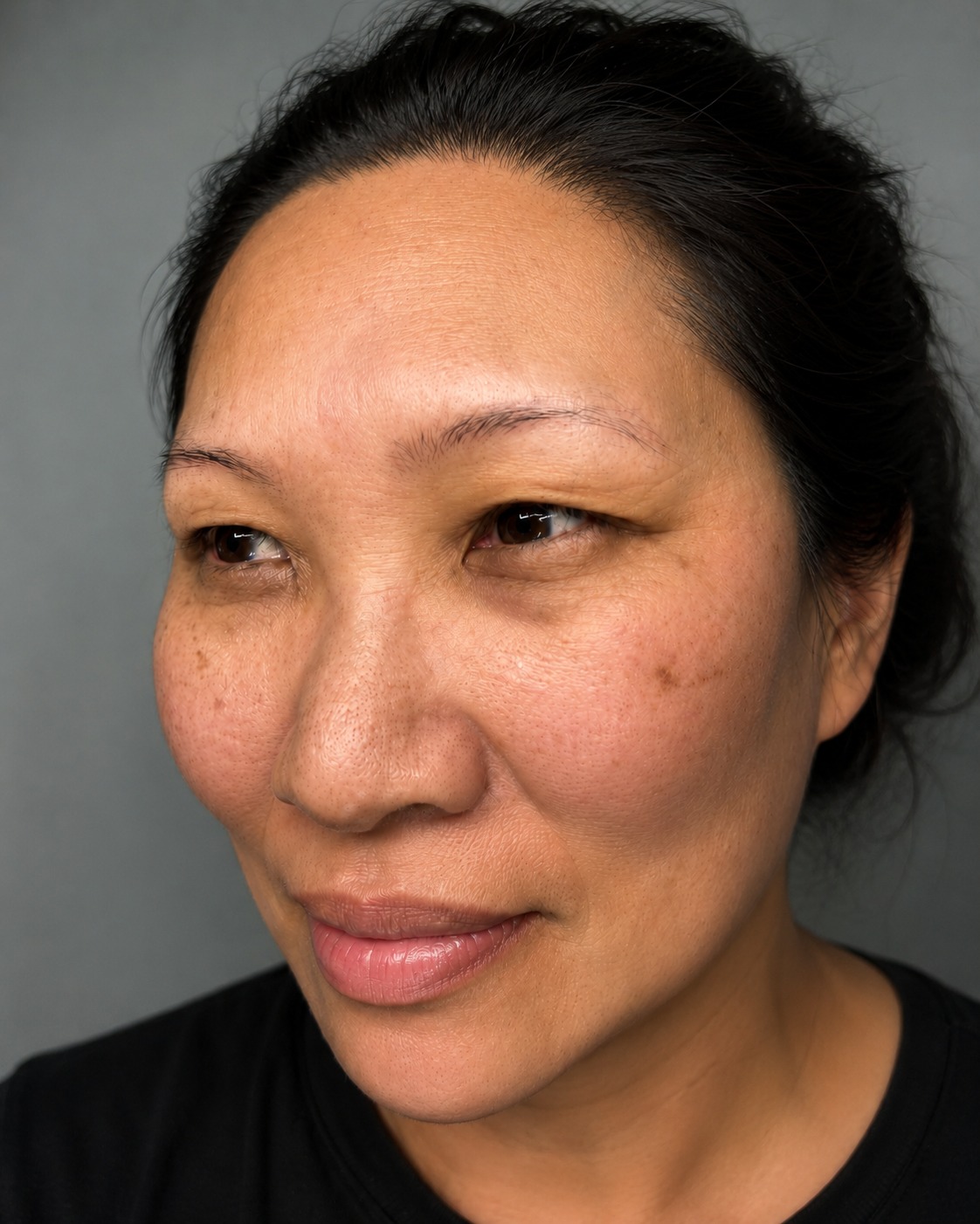 Before nano brows — I Am Beautiful by Mia Atlanta